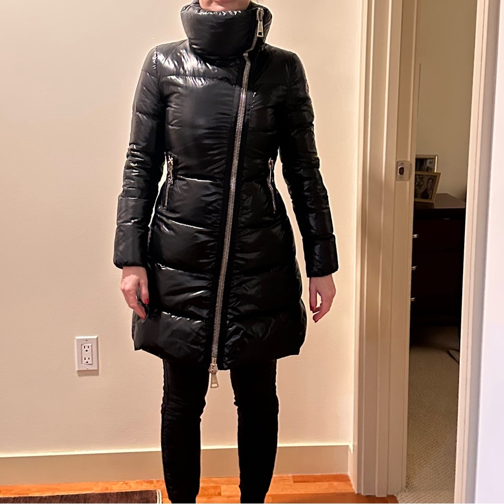Moncler Joinville Down Puffer Jacket Black size 0